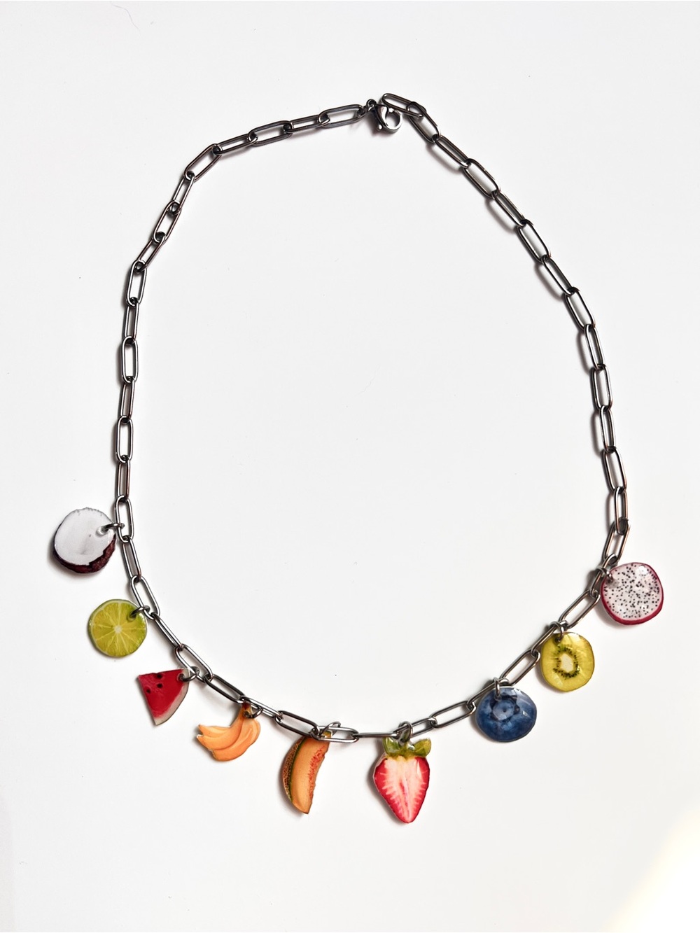 Handmade Fruit Charm Necklace